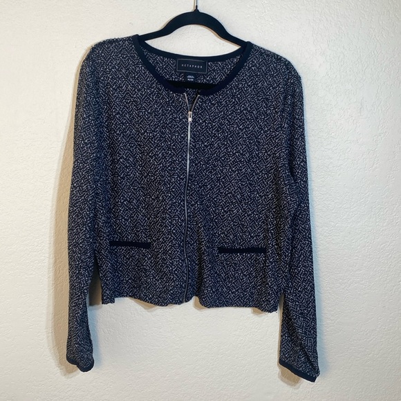 Metaphor Jackets & Blazers - Metaphor Cropped Lightweight Zip Up Jacket Size XL‎